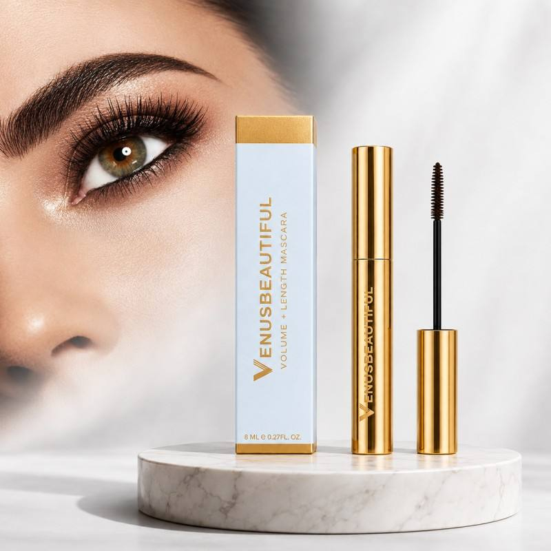 Mascara Venus beautiful mit Tube, Bürste und Box